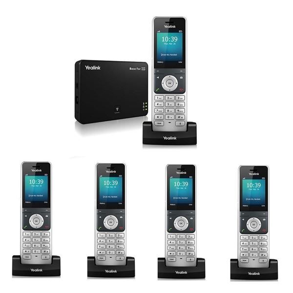 yealink w56p voip dect draadlose telefoon 5 stuks